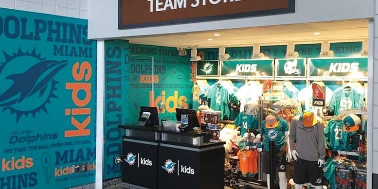 Miami Dolphins Kids Store Project