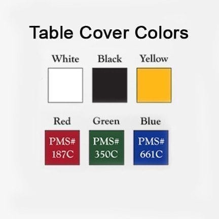 Value Line 6' Table Cover With Full Color Imprint