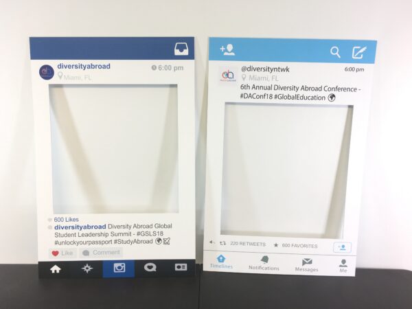 Instagram Prop Social Media Frame New Layout