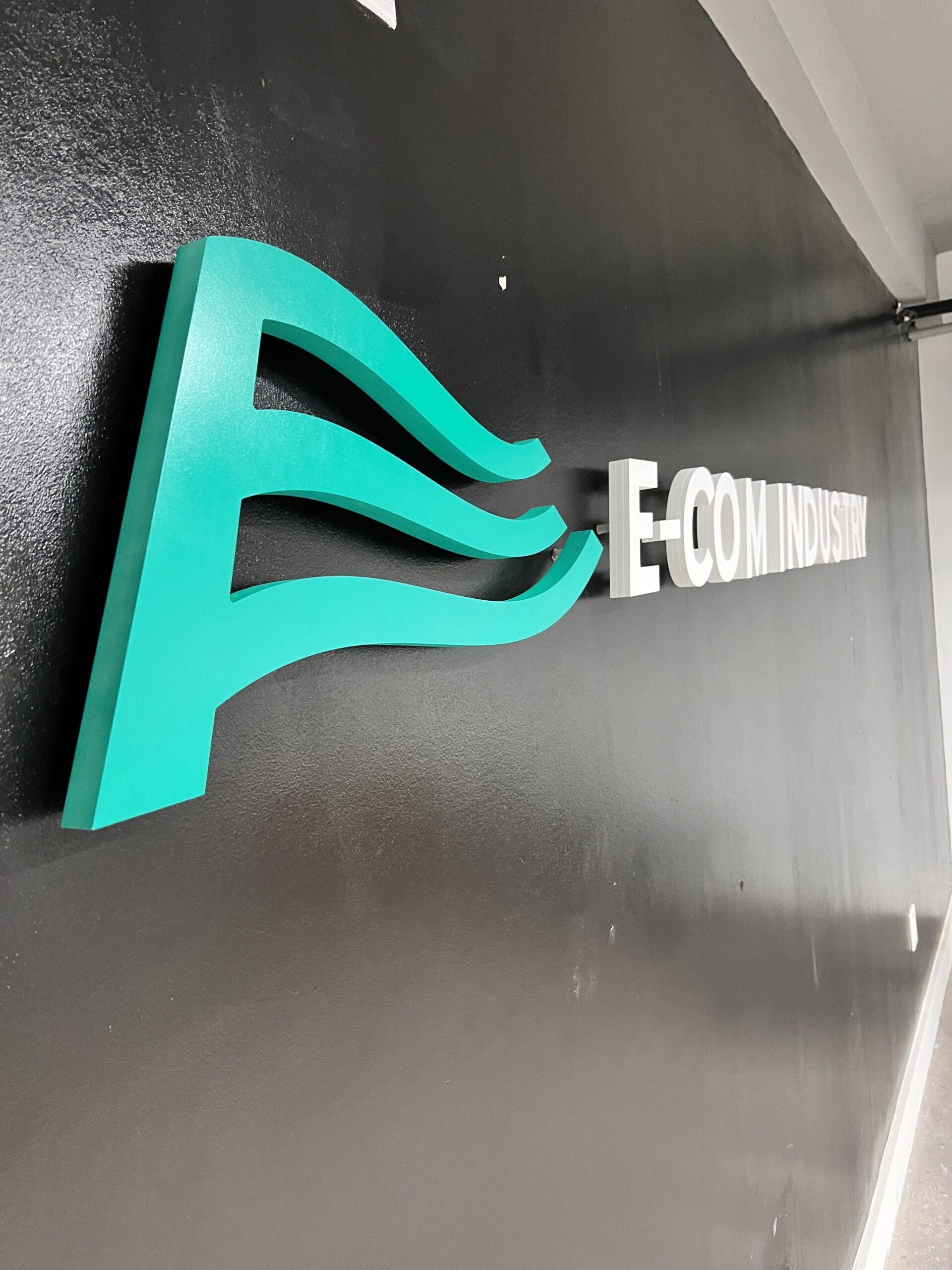 3d pvc offcie wall sign